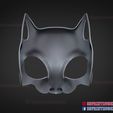 Persona_5_Panther_Mask_3d_print_model_08.jpg Persona 5 Panther Mask - Anime Cosplay Mask - Halloween Costume