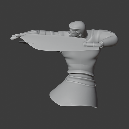 Saito Hajime Samurai 3D model