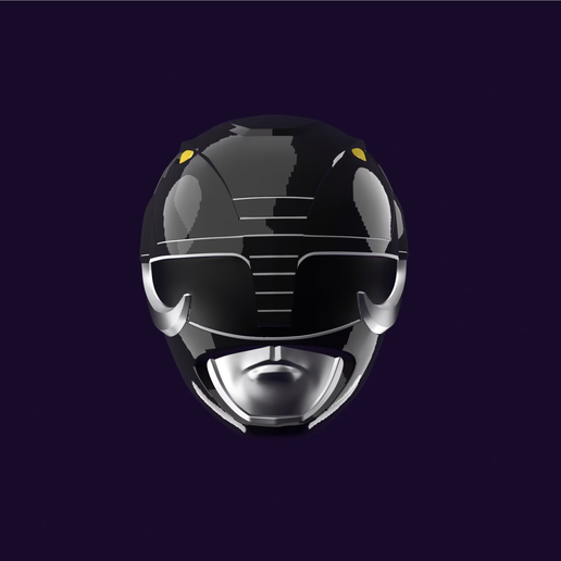 black ranger motorcycle helmet 🪖 Mighty Morphin Power Rangers Black Ranger Helmet・ 3D File for 3D  printing・Cults