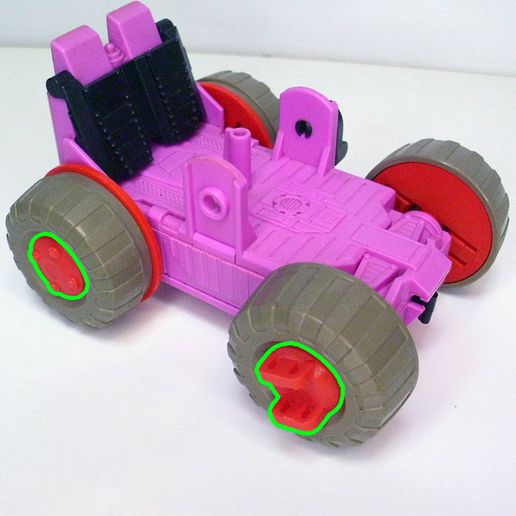 Hubcaps for Slicer & Rumbler Action Master Exo-Suits