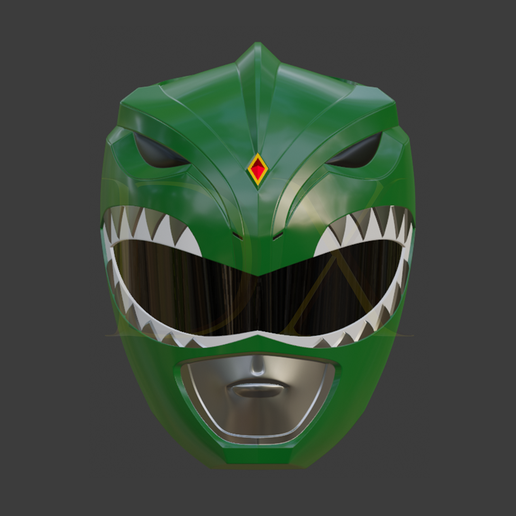🪖 Mighty Morphin Power Rangers - Green Ranger・ STL File for 3D printing ...