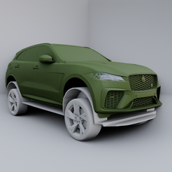 1.png STL-Datei Jaguar F-Pace SVR 2021・Design zum Herunterladen und 3D-Drucken