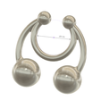fem_jewel_septum_41_d55 v1-d21.png STL file fake nose hook FAKE NIPPLE PIERCING "BALLS FARTHER" Female Septum Barbaella male Non-Piercing Body Jewellery Bondage Weight femJ-41 3d print cnc・Template to download and 3D print