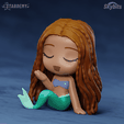 halle05.png Ariel Chibi Little Mermaid Movie Live Action Custom models No supports