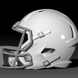 BPR_Composite21.jpg NFL Fottball Helmet Riddell Speed with Padding 3D Model