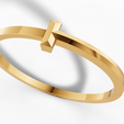 1.png Tiffany T Style Ring Bangle Set 3D Model STL 3DM Cad File