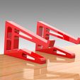 Untitled 115.jpg STL file POSTURE LAPTOP STAND - Medium HEIGHT・3D printable design to download, Trikonics