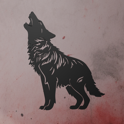 Howling-Wolf-2.png Art mural du loup hurlant