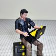 06.jpg 3D file Tool box 1/10 scale + hammer + wrenches・3D printer model to download