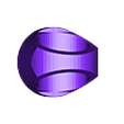 GREY_-_lantern_ring.STL Free STL file Lantern corps rings・Template to download and 3D print