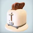 Screenshot-2025-10-21-at-16.09.53.png Tostadora Triste y Enfadada Dejando Caer la Tostada Quemada STL Divertido Modelo de Impresión 3D Decoración de Cocina y Figurita de Dibujos Animados
