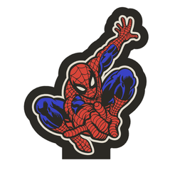 Foto-1.png STL-Datei Spiderman Lampe・Design zum Herunterladen und 3D-Drucken