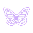 mariposa 70 alto.stl Butterfly cookie cutter