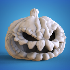 untitled.38.png STL file Halloween MONSTER PUMPKIN・3D printer model to download