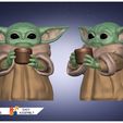 01.jpg Baby Yoda "GROGU" The Child - The Mandalorian - 3D Print - 3D FanArt