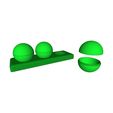 Triple-Pea-Pod.jpg Green Triple Pea Pod Storage Containers