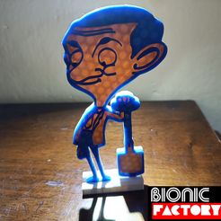 logo.jpg Archivo STL mr bean seis・Idea de impresión 3D para descargar