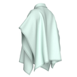 Girls-Flap-Button-Zip-Up-Cape-Jacket_4.png Girls Flap Button Zip Up Cape Jacket | Marvelous / Clo3d / obj / fbx