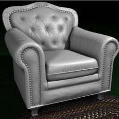0bbe8b79ef356c2955ac360af7f9dc88_preview_featured.jpg STL file Leather chair・3D print model to download