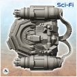 5.jpg Firing turret with double guns and rockets (1) - Future Sci-Fi SF Infinity Terrain Tabletop Scifi