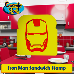 Iron-Man-MCU-4-Sandwich-Stamp.png Fichier STL Timbre-sandwich Iron Man (Marvel Cinematic Universe)・Modèle pour imprimante 3D à télécharger