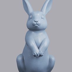 Rabbit-1.jpg Fichier OBJ Lapin・Modèle pour impression 3D à télécharger, F-solo