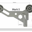 DrawingLeft_Mark2.jpg Prusa i3 MK2(s) & MK3 Spool Holder - Frame Mount - Top Loader