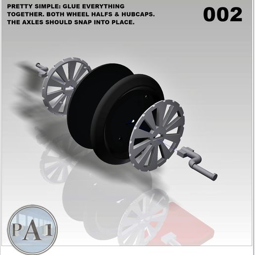 02.jpg 3D file MINI RETRO TOYS - Big Wheel Bike・3D printer model to download, PA1