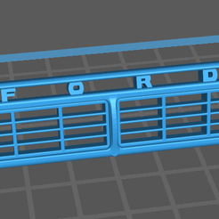 grill.png STL file Ford F250 1977 Grill 1/24・3D printing template to download