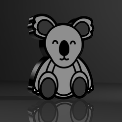 Fichier STL gratuit Porte-clés bébé Koala 🐨・Idée pour impression 3D à  télécharger・Cults