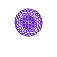 spike_in_honeycombball.STL Spike Ball in honeycomb ball