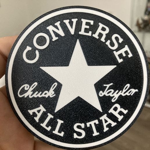 Converse logo coaster 3D model