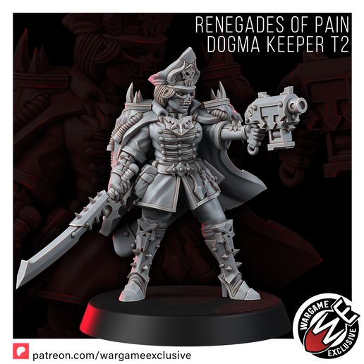 RENEGADES OF PAIN DOGMA KEEPER FEMALE 3D model