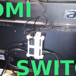 bitmap.png Free 3D file HDMI Switch 100x100xM4 VESA mount.・Model to download and 3D print