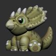 1.jpg Cute Triceratops  (NO SUPPORTS)