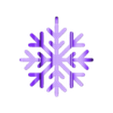 Text Flip - Snowflake 2025 c.stl Text Flip: Snowflake - 2025