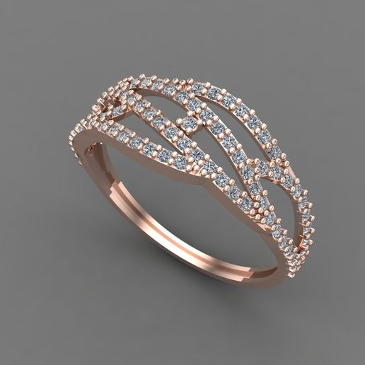 WOMENS DIAMOND SIGNET RING WOMEN RINGS 3DMODELS 3D PRINT MODEL 3D PRINT MODEL 3D model