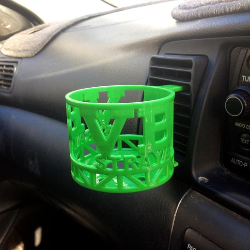 VB CAR Car.JPG Download STL file Aussie Car Cup Holder • 3D printable model, Custom3DPrinting