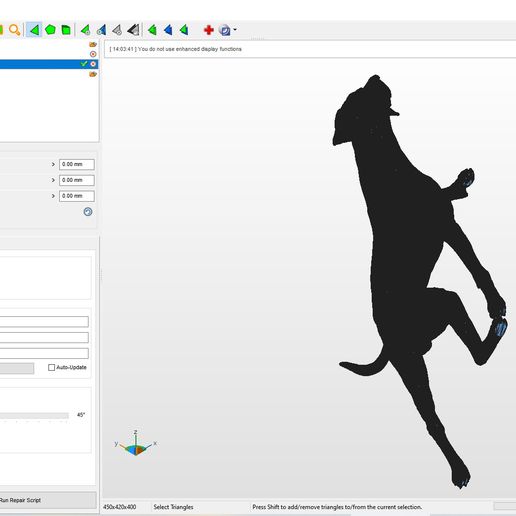 rhodesian-ridgeback-running17.jpg rhodesian ridgeback running 3D printed model