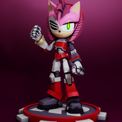 3D file Amy Rose Confectioner  Sonic The Hedgehog. 🌹・3D printable model  to download・Cults