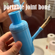 iukljl.png portable joint Bong (4 pieces + all fit inside)