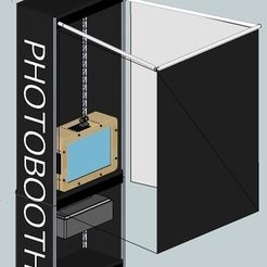 Photobooth_Frame_V2_display_large.jpg Free 3D file Modular DIY Photobooth・3D print model to download