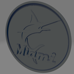 Miami-Marlins.png Posavasos Miami Marlins