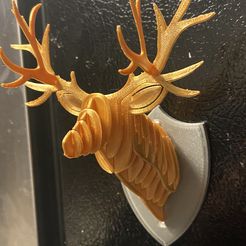 3D Puzzle Deer Head Fridge Magnet