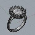 halo-ring-10x8-3d-model-3ds-stl-3dm-6.jpg Fichier STL Bague Halo 10x8・Idée pour impression 3D à télécharger, LaboratorioGottardello