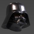 3to4 h2.jpg Darth Vader Helmet ANH wearable and stand with chest armor