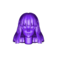 fern.stl Anime Head Bit for Miniature Wargames Pack 21