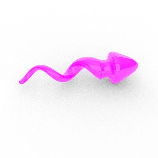 dildo pig tail STL File for 3D printingCults