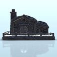 15.jpg House with chimney 1 - Hobbit Dark Age Medieval terrain