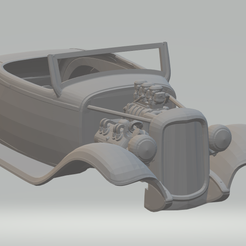 0,1.png STL file ford hot rod cabriolet・3D printer design to download